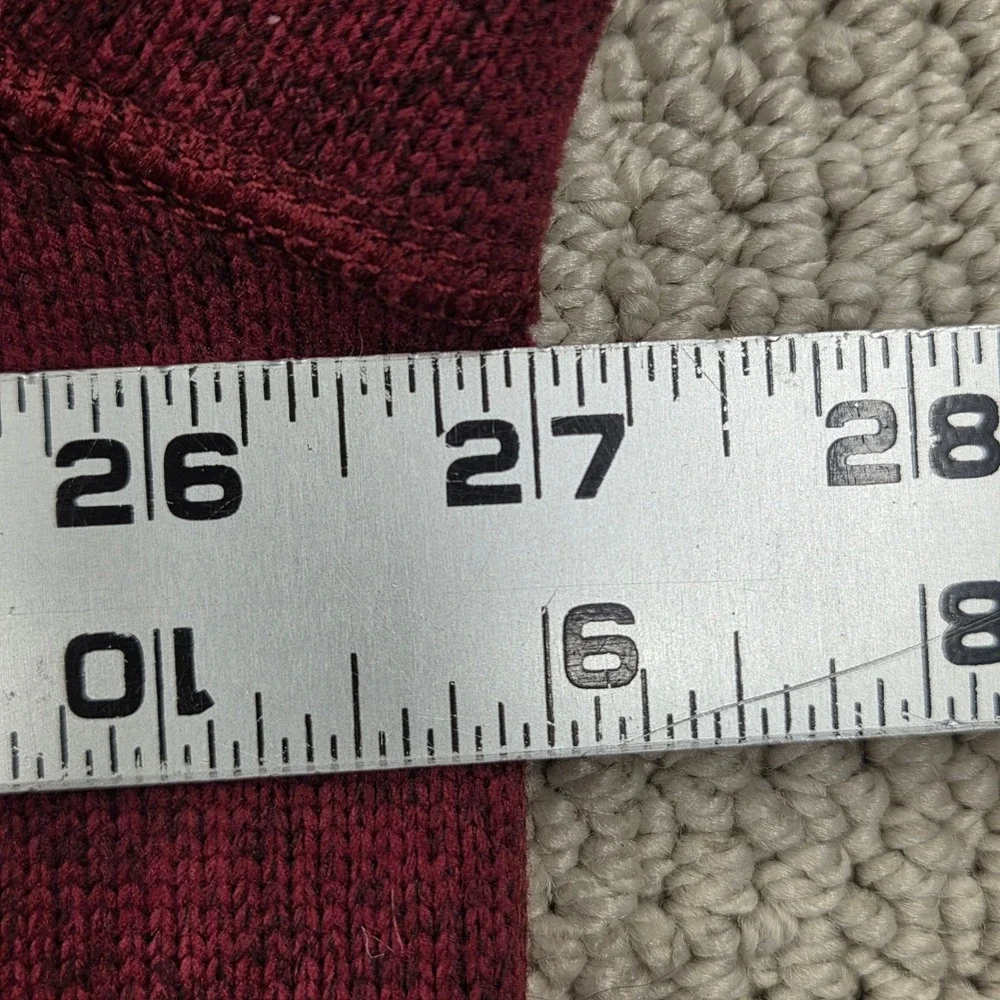 The North Face Gordon‎ Lyons 1/4 Zip Fleece Pullover Burgundy Heather Mens XXL
